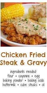 Chicken Fried Steak Gravy Chicken Fried Steak Recipe Pioneer Woman Fried Chicken Recipes Chicken Fried Steak Recipe