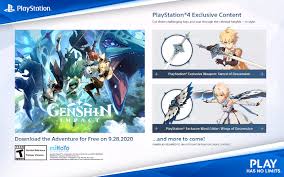 Gemäß bisherigen erfahrungen könnte europa erst mitte bis ende 2014 folgen. Genshin Impact Lasst Euch Ab Dem 28 September Auch Auf Playstation 4 Teyvat Erkunden Jpgames De