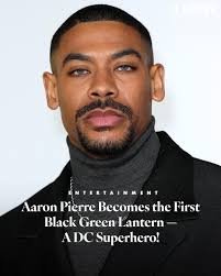 Actor @aaron_pierre1 is booked and busy! This time he is making history as  the first Black Green Lantern, breaking barriers and bringing a fresh,  dynamic energy to the iconic DC role! We