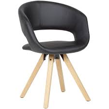 Unser kommentar zu stuhl kunstleder schwarz. Wohnling Esszimmerstuhl Schwarz Kunstleder Massivholz Retro Kuchenstuhl Mit Lehne Stuhl Mit Holzfussen Polsterstuhl