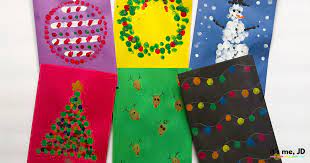 Kids love getting mucky, especially when it's alongside everyone else in the family. 6 Fun Fingerprint Christmas Card Ideas That Kids Can Make