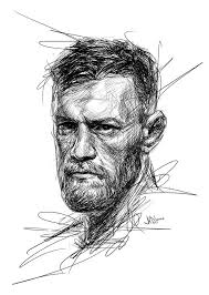 Portrait of Conor McGregor