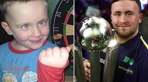 Amazing picture luke littler as a young person now world champion 🧸🎯🎯