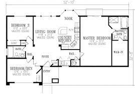 House plans with open floor plans have a sense of spaciousness that can' t be ignored with many of the living spaces combining to create one large open floor plans also maximize the square footage of a house plan by not boxing in the spaces with walls and allowing the areas to flow freely into one. Open Concept 3 Bedroom House Plans Novocom Top