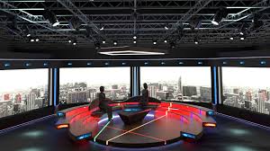 Virtual Tv Studio Chat Set 2 By A3ddesign 3docean