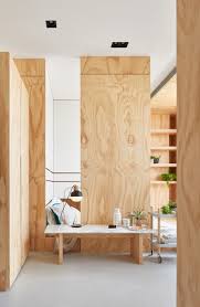 An Incredibly Compact House Under 40 Square Meters That Uses Natural Decor Plywood Interior House Design Plywood Design