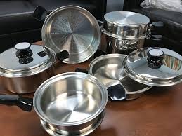 Pin By Patsy Hill On Vintage Cookware Tableware Vintage Cookware Cookware Stainless Steel Pot