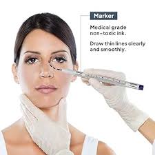 Amazon.com: otica Skin Marker with Ruler Surgical Skin Marker Stencil Pen  Tattoo Measure Ruler Set Tool Pack of 3 : Industrial & Scientific