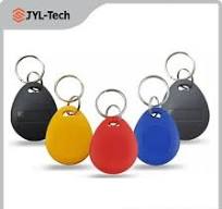 [Hot Item] Customized Logo 13.56MHz Passive NFC Classic 1K ABS RFID Access  Keyfob Keychain