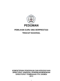 Paket 2] 25 contoh soal pppk kompetensi teknis guru lengkap dengan …. Pedoman Guru Berprestasi Sma 2013