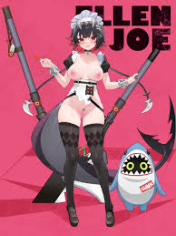 Rule 34 - Ass Visible Through Thighs Bangboo (zenless Zone Zero) Black Hair  Black Thighhighs Breasts Censored Character Name Colored Inner Hair Ellen  Joe Female Fins Fish Tail Highres Large Breasts Looking