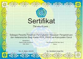 Berikut ini contoh sertifikat yang baik dan benar serta menarik perhatian yang dapat anda gunakan dalam tema maupun format penulisan surat. Jual Dvd Template Desain Sertifikat Format Coreldraw Jual Di Lapak Raziq Bukalapak