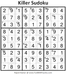 The objective is to fill a 9×9 grid with digits from 1 to 9 following some simple rules. Liar Killer Sudoku Puzzle Daily Sudoku League 190