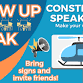 Show Up / Speak Out! Protest with a Purpose event image