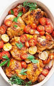 One Pan Paprika Chicken And Potatoes Recipe Tomato Recipes Potato Tomato Recipe Chicken Recipes