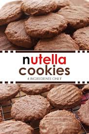 Nutella Cookies Simply Bakings Recipe Nutella Dessert Recipes Nutella Cookies Recipe Nutella Cookies