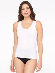 Seamless Cotton V Neck Camisole Tank Top