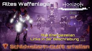 Zero dawn verschiedene outfits überstreifen, um sich vor bestimmten schadensarten besser zu schützen. Horizon Zero Dawn 143 Altes Waffenlager Schildweberin Outfit Erhalten Alle Energiezellen Youtube