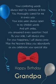 Download Happy Birthday Grandpa Poems