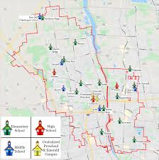 Attendance Boundaries District Boundary Map