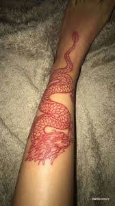 Red ink tattoos can provide a phenomenally impactful addition to any man's pursuit of body art. Red Ink Tattoo To Stand Out 20 Photos And Tips Inspired Beauty Dope Tattoos