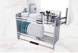 High alumina shelves are denser than cordierite and somewhat more resistant to glaze drips, but they still may have a porosity of up to 20 % or higher, making the use of kiln wash necessary. Pull Down Basket With Afterburner System Kitchen Pull Down Shelf