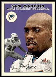2000 Fleer Tradition Sam Madison Miami Dolphins #190