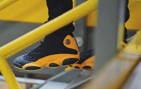 Black And Yellow 13s Melo Air Jordan 13 Melo Class Of 2002 Exclusive Kicks Images On Feet Www Anpkick Com Air Jordans Jordan 13 Jordans