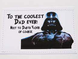 Father's day star wars kit {printable fathers day crafts}. Funny Star Wars Inspired Card To The Best Dad Ever Next To Etsy Star Wars Inspired Star Wars Humor Funny Fathers Day Card