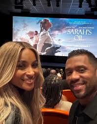 Ciara & Russell Wilson at the NY special screening of "Sarah's Oil" in New  York City alongside Naya Desir-Johnson. #SarahsOil is now playing, only in  theaters