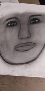 First time working with charcoal artwork