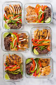 Healthy Chicken Fajitas Meal Prep Just 3 37 Per Serving Recipe Chicken Meal Prep Healthy Chicken Fajitas Low Carb Meal Prep