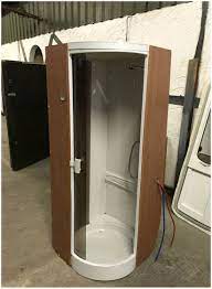 Caravan Motorhome Shower Cubicle Tray Unit Bathroom Camper In 2021 Shower Cubicles Camper Bathroom Van Conversion Ideas