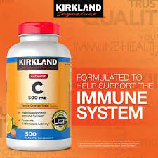 Kirkland Chewable Vitamin C 500 Mg Support Immune System 500 Tab Exp 11 22 In 2020 Chewable Vitamin C Chewable Vitamins Vitamin C
