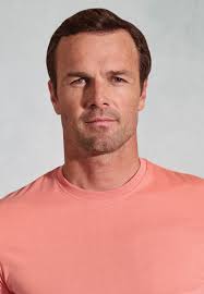 Hawkes Coral Pure Cotton Jersey T-Shirt