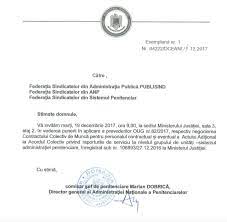 Initierea negocierii unui nou contract sau prolongarii acestuia se va face cu сel putin 2 luni inainte de expirarea termenului da validitate a prezentului contract colectiv de munca. Marti 19 Decembrie Negocieri Cu Mj