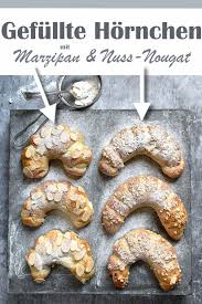 Marzipan Hornchen Nuss Nougat Hornchen Hornchen Rezept Essen Und Trinken Kuchen Und Torten Rezepte