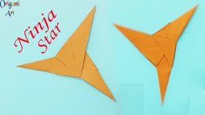How To Make A Ninja Star Out Of Paper Step By Step Easy Triple Blade Ninja Easy Origami How To Make A Paper Ninja Star Three Paper Ninja Stars Origami Easy Origami