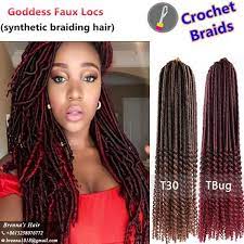 Freetress Style 24 Roots Faux Locs Crochet Hair 3 Packs Lot Crochet Goddess Locs Curly Ends 20 Crochet Braids Hairstyles Crochet Hair Styles Braids With Curls