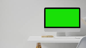 Contains such icons as smartphone, printer, smart watch, gaming, drone. A Desktop Computer With Green Screen 1913179 Free Hd Video Clips Stock Video Footage