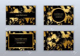 Get it as soon as wed, feb 24. Set Of White Black And Gold Business Cards Templates Modern Abstract Design Hand Drawn Ink Pattern Brush Texture Royalty Free Cliparts Vectors And Stock Illustration Image 103852357