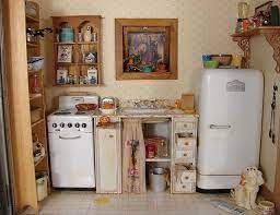 Miniature Kitchen Scene 1 12 Scale Miniature Miniature Kitchen Dollhouse Kitchen Dollhouse Miniatures