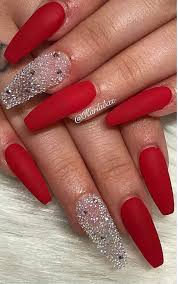 See more ideas about nails, acrylic nails, cute nails. 50 Festive Red Coffin Christmas Nails To Inspire You Coffin Nails Long Coffin Nails Designs Red Acrylic Nails