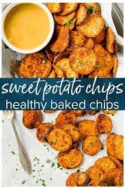 75 Sweet Potato Recipes To Make Your Chilly Fall Evenings Warm Special Hike N Dip Sweet Potato Chips Recipe Easy Healthy Recipes Healthy Side Dishes