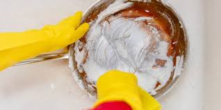 Empty the liquid from the pan and then scour to clean. How To Clean Stainless Steel Pans Wirecutter