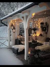 Cover the outside of your paper bowl with wax paper, securing it to the bowl's outer rim with. Decorating Outside With Twinkly Lights And Furniture Living Room Decor Rustic Outdoor Rooms Outdoor Spaces