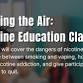 Clearing the Air: Nicotine Education Class