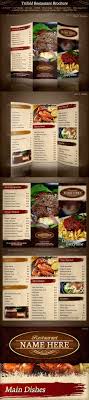 21 Best Restaurant Cafe Menu Templates Psd Flyer Brosur Restoran