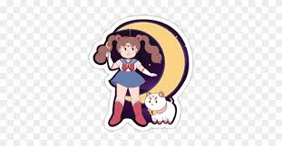 Bee and puppycat coloring book: Bee And Puppycat Meets Sailor Moon Sailor Bee Fan Art Fan Art Free Transparent Png Clipart Images Download