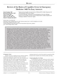 Image result for Medical Cognitive Error